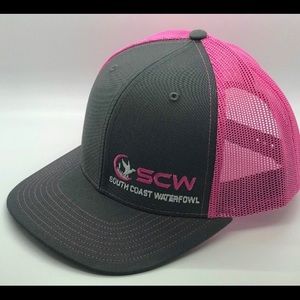 SCW -Richardson snap back hat Bright pink